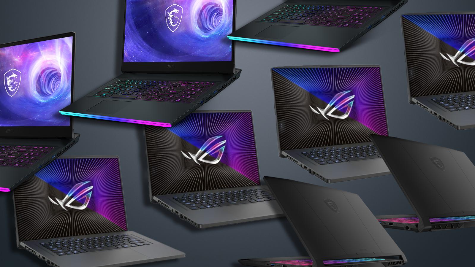 An image showing some of the best gaming laptops