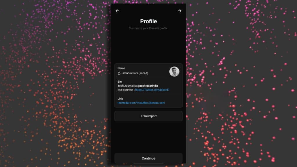 How to edit your profile on Threads