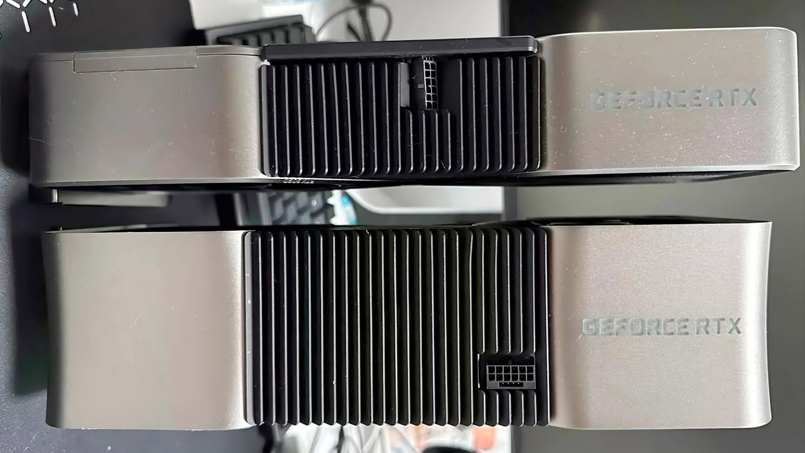 Size comparison of Nvidia GPUs