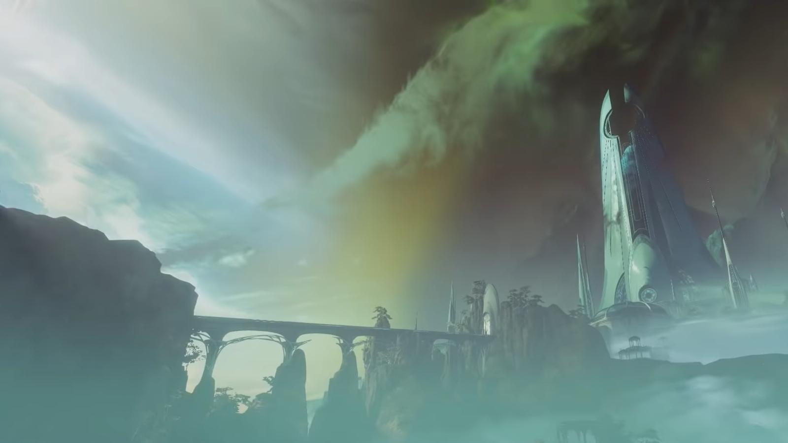 The Last Wish raid as it appears in Destiny 2 reveal trailer.