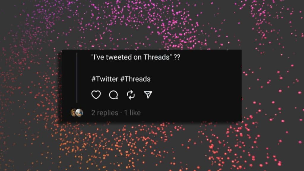 Types of reactions to a Thread post