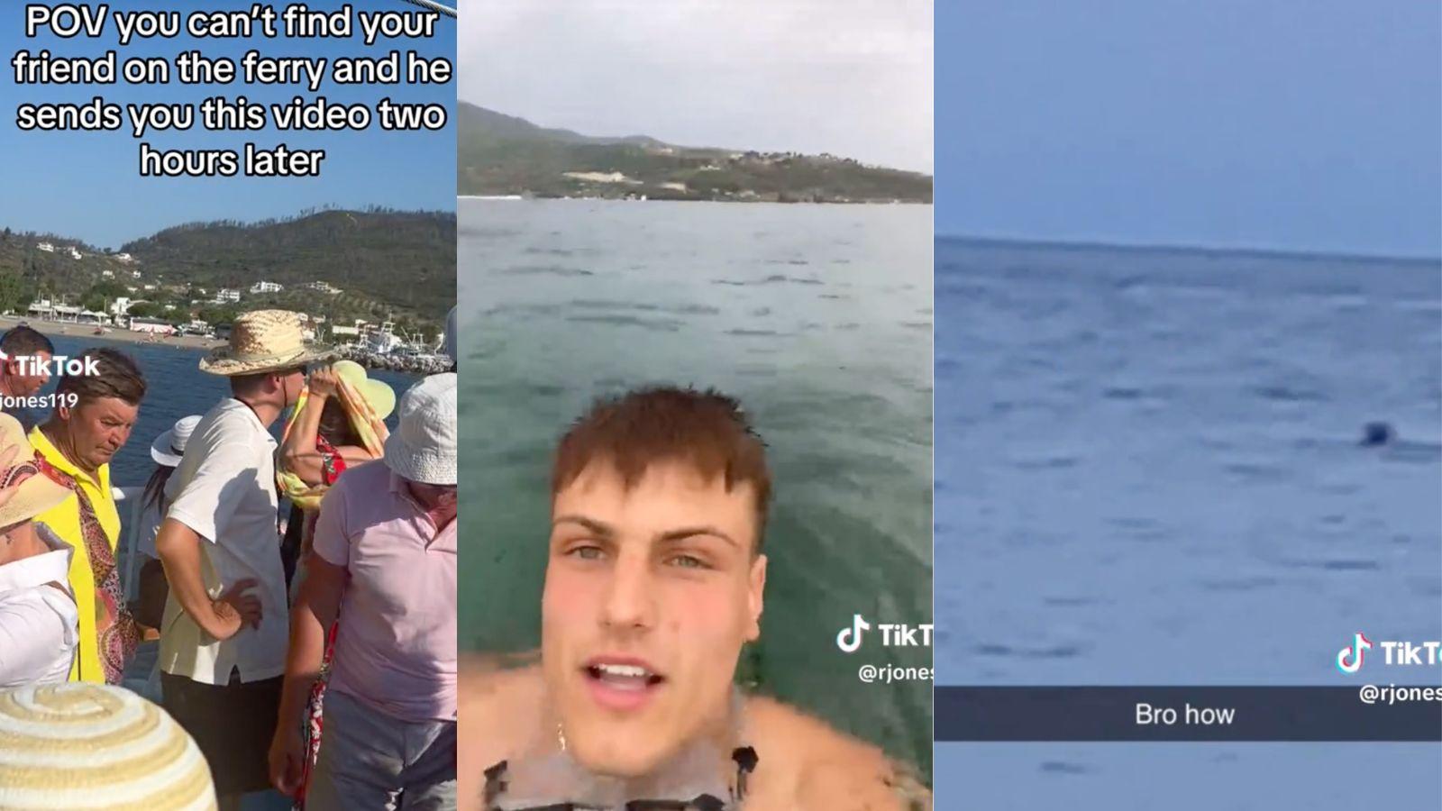 Man went on side quest in Greek sea